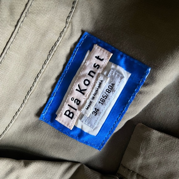 acne studios bla konst bolt canvas jumpsuit - Picture 3 of 4